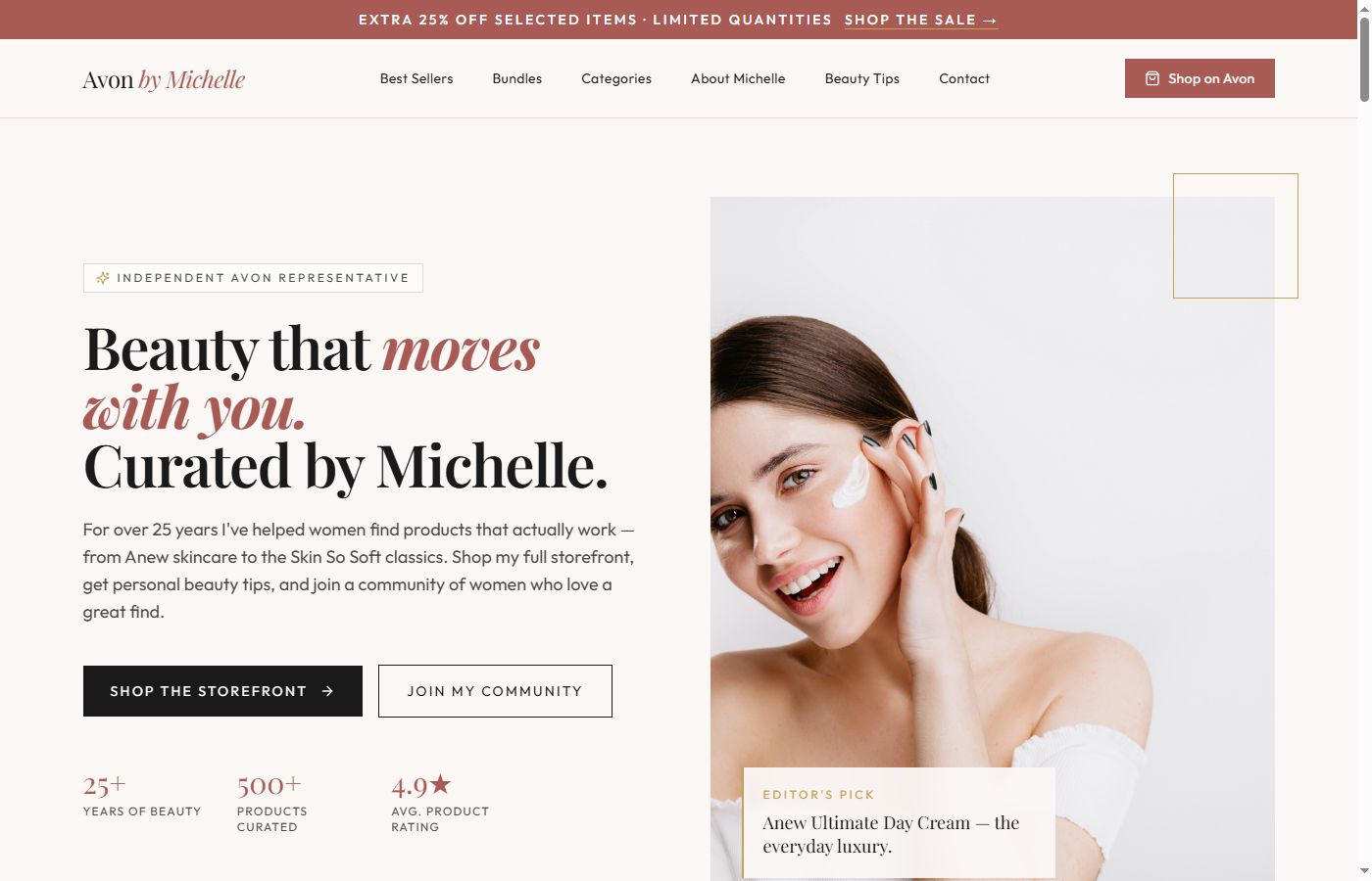 Avon by Michelle Farrar Website