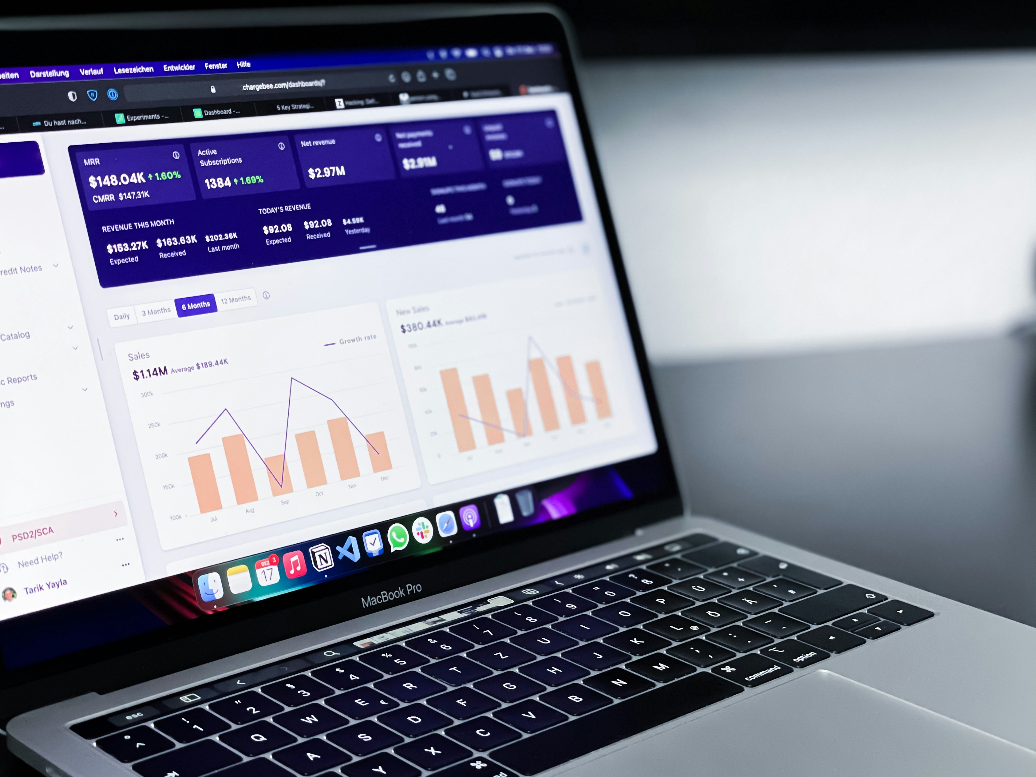 Search engine optimization analytics and keyword ranking charts